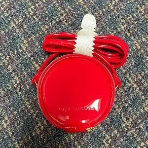 NWOT Marc Jacobs Mini Patent Red Round Crossbody